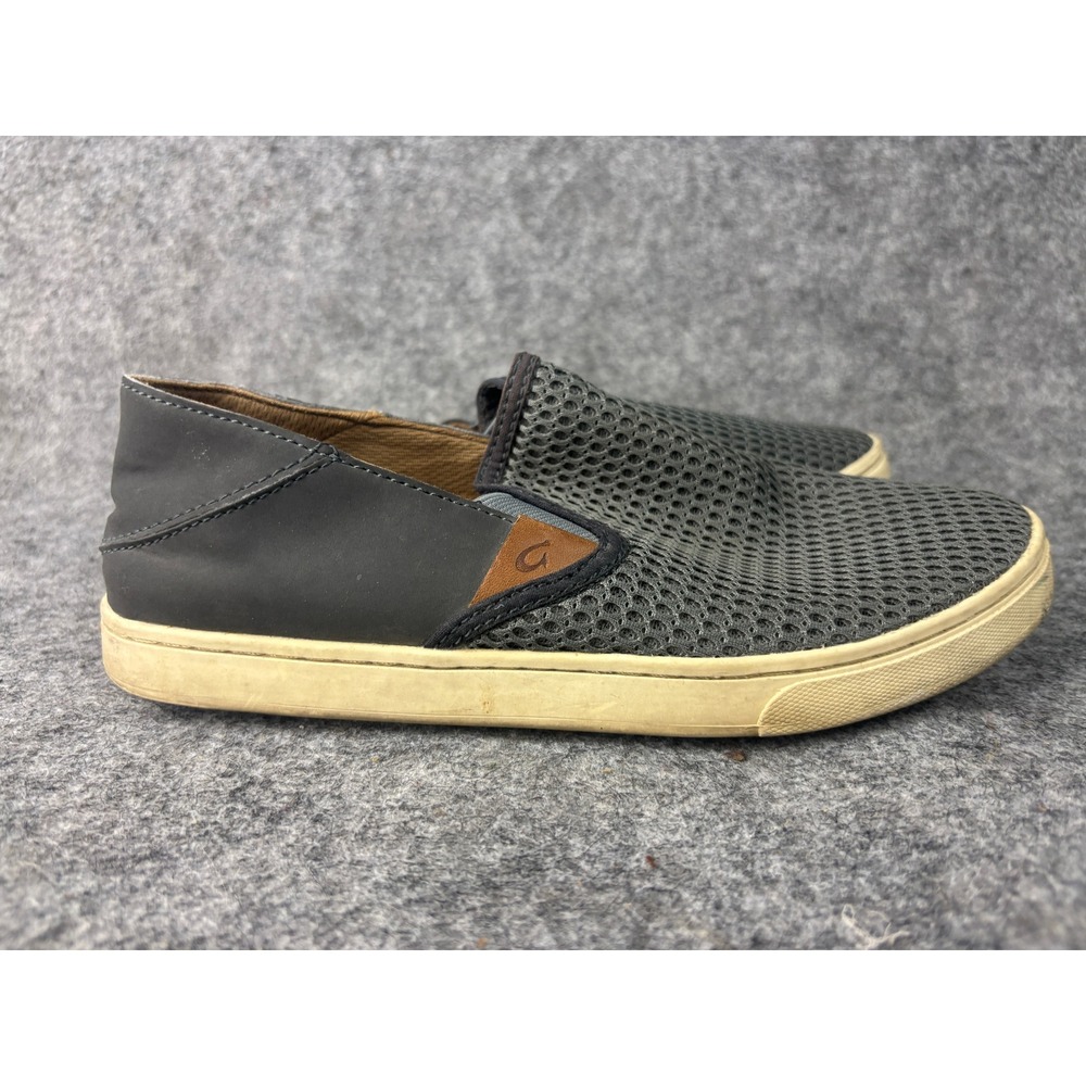 Olukai Pehuea Slip On Shoes Womens 6.5 Mesh Drop-In Heel Sneakers 20271-266C